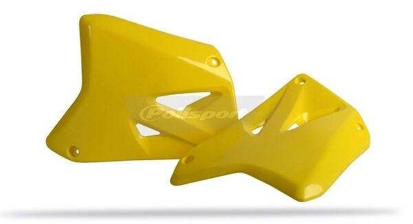 Convogliatori radiatore POLISPORT Suzuki RM 125 250 2001–2012 giallo