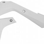 Convogliatori radiatore POLISPORT Kawasaki KX 250F 450F 2019–2024 bianco