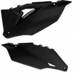 Portanumeri laterali POLISPORT Kawasaki KX 250F 450F 2019–2024 nero