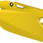 Portanumeri laterali POLISPORT Suzuki RM 125 250 2001–2012 gialli