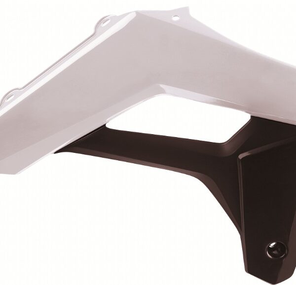 Convogliatori radiatore POLISPORT Sherco SE-R SEF-R 125 250 300 450 2017–2024 bianco/nero