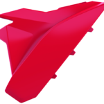 Coperchio laterale cassa filtro POLISPORT Beta RR Xtrainer 2020–2024 rosso