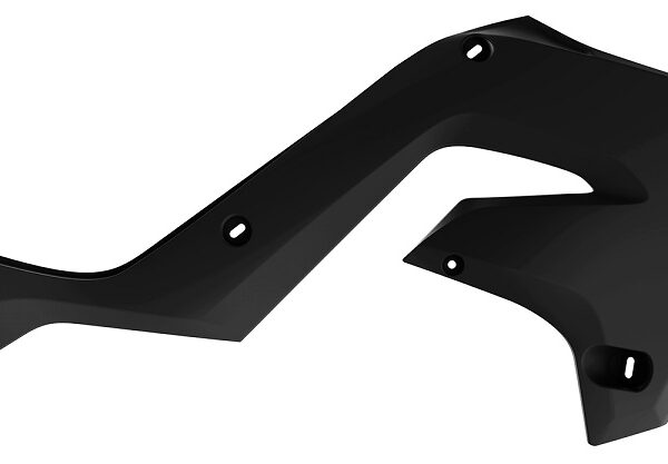 Convogliatori radiatore POLISPORT Kawasaki KX 2003–2008 nero