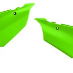Portanumeri laterali POLISPORT KX 125 / KX 250 2003–2008 verde lime