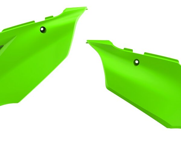 Portanumeri laterali POLISPORT KX 125 / KX 250 2003–2008 verde lime