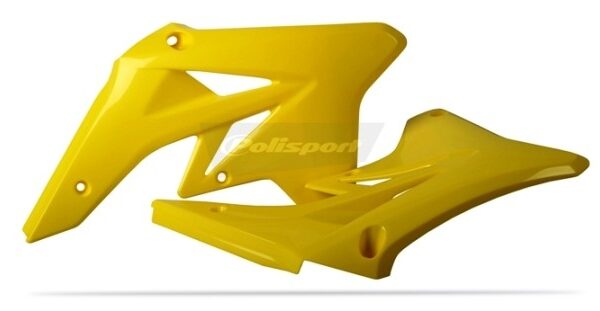 Convogliatori radiatore POLISPORT giallo Suzuki RMZ 250 2007–2009