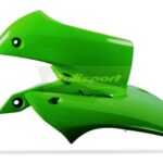 Convogliatori radiatore POLISPORT verde Kawasaki KX 65