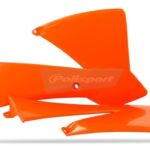 Convogliatori radiatore POLISPORT arancione KTM 65 SX 2002–2008
