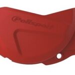 Protezione coperchio frizione POLISPORT rossa Honda CRF 250 R 2010–2017