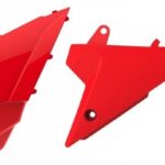 Coperchi laterali cassa filtro POLISPORT rossi Beta RR / Xtrainer 2013–2022