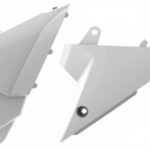 Coperchi laterali cassa filtro POLISPORT bianchi Beta RR / Xtrainer 2013–2022