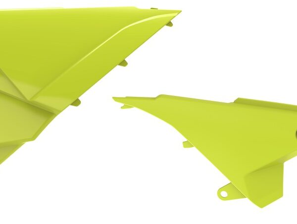 Coperchi laterali cassa filtro POLISPORT giallo fluo Beta RR / Xtrainer 2013–2022