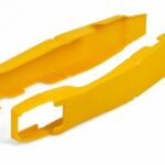 Protezioni forcellone POLISPORT gialle Suzuki RMZ 250 / 450 2010–2018