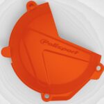 Protezione coperchio frizione POLISPORT KTM SX F arancione 2016–2022