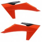 Convogliatori radiatore POLISPORT Arancione/Nero KTM SX / EXC