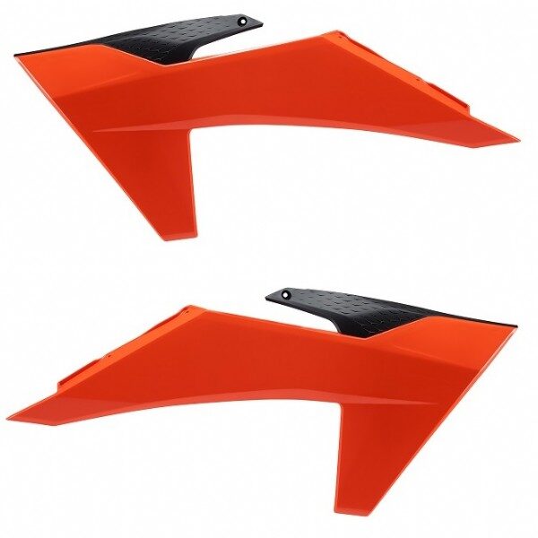 Convogliatori radiatore POLISPORT Arancione/Nero KTM SX / EXC