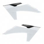 Convogliatori radiatore POLISPORT Bianco/Nero KTM SX / EXC