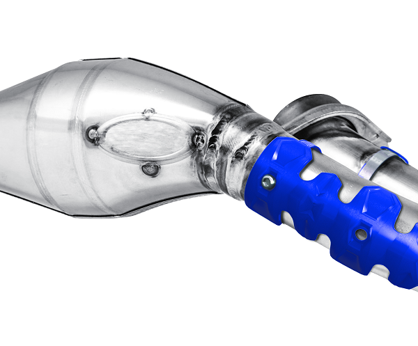 Protezione collettori Armadillo POLISPORT lunga 40 cm blu