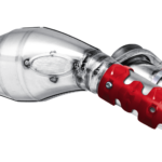 Protezione collettori Armadillo POLISPORT lunga 40 cm rosso