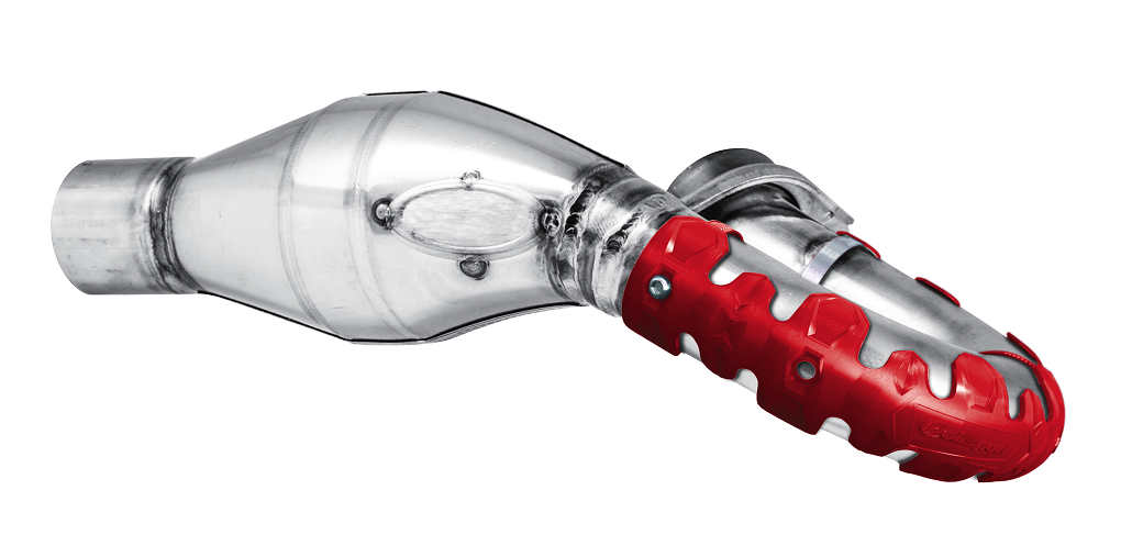 p8483800004.png Protezione collettori Armadillo POLISPORT lunga 40 cm rosso - immagine 1