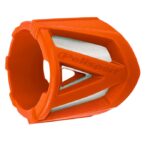 Protezione silenziatore POLISPORT 200–330 mm arancione