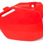 Portanumeri laterali POLISPORT Honda CR 1990–2004 rosso