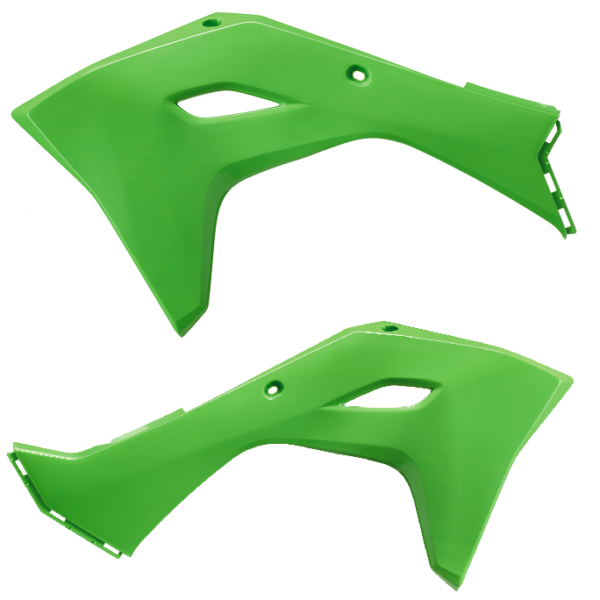 Convogliatori radiatore POLISPORT KAWASAKI – Verde