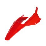 Parafango posteriore con portanumeri POLISPORT BETA rosso