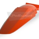 Parafango posteriore POLISPORT KTM arancione 1998–2003