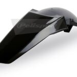 Parafango posteriore POLISPORT KAWASAKI KX nero 2003–2008