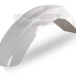 Parafango anteriore POLISPORT Husqvarna CR / WR / TC / TE bianco 2006–2011
