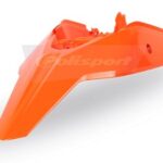Parafango posteriore con portanumeri POLISPORT KTM 65 SX arancione 2009–2015