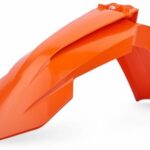 Parafango anteriore POLISPORT KTM SX / EXC arancione restyling 2016–2023