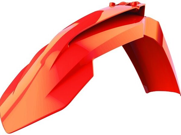 Parafango anteriore POLISPORT KTM SX / EXC arancione fluo 2016–2023