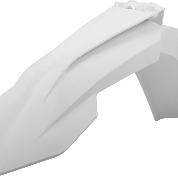 Parafango anteriore POLISPORT KTM SX / EXC bianco restyling 2016–2023