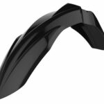Parafango anteriore POLISPORT KAWASAKI KX / KX F nero
