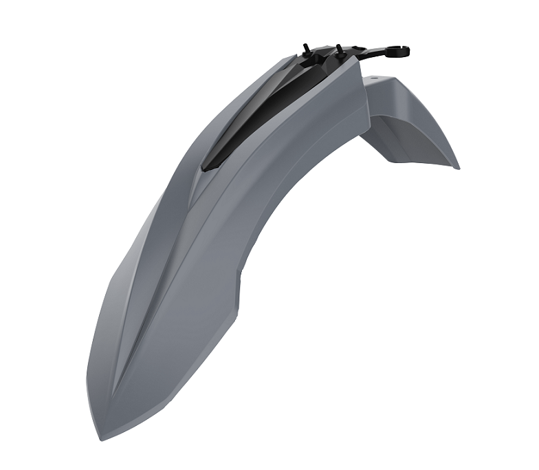 p8574700005.png Parafango anteriore POLISPORT BETA RR / Xtrainer grigio rinforzato 2011–2019 - immagine 1