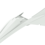 Parafango posteriore con portanumeri laterali POLISPORT BETA RR / Xtrainer bianco 2020–2024