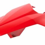 Parafango posteriore con portanumeri laterali POLISPORT BETA RR rosso 2013–2017