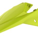 Parafango posteriore con portanumeri laterali POLISPORT BETA RR giallo fluo 2013–2017