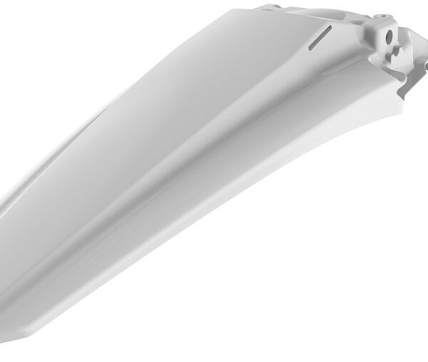 Parafango posteriore POLISPORT KAWASAKI KX 250 F / 450 F bianco 2019–2024