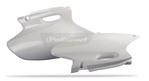 p8600000001.jpg Portanumeri laterali POLISPORT YAMAHA YZ / WR F bianco 1998–2002 - immagine 1