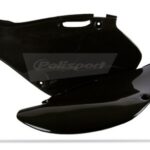 Portanumeri laterali POLISPORT KAWASAKI KX 125 / 250 nero 1999–2002