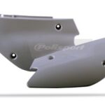 Portanumeri laterali POLISPORT KAWASAKI KX 85 bianco 2001–2013