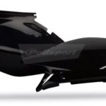 Portanumeri laterali POLISPORT HONDA CR / HM CRE CRM nero 2002–2013