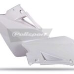 Portanumeri laterali POLISPORT GAS GAS EC 125 250 300 bianco 2005–2006