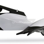 Portanumeri laterali POLISPORT YAMAHA WR 250 F 450 F nero bianco 2007–2014