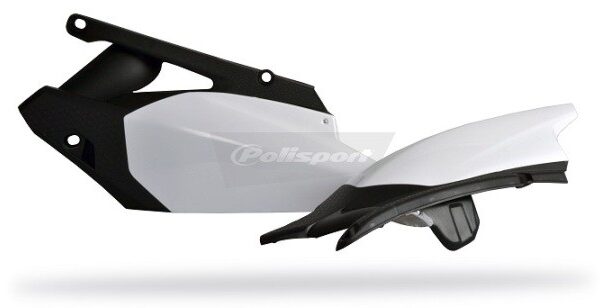 Portanumeri laterali POLISPORT YAMAHA WR 250 F 450 F nero bianco 2007–2014