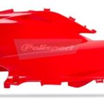Portanumeri laterali POLISPORT HONDA CRF 250 R 450 R rosso cr04 2009–2010