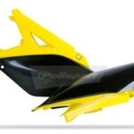 Portanumeri laterali POLISPORT SUZUKI RM-Z 250 giallo/nero 2010–2018
